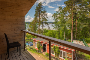 бильярдный зал. вид с балкона